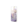 Guess GUHCP14MLFLSU iPhone 14 Plus/15 Plus 6.7" készülékhez keménytok Flower Liquid Glitter lila