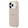 Case Guess tok iPhone 17 Pro készülékhez – Peony Hot Stamp MagSafe, rózsaszín