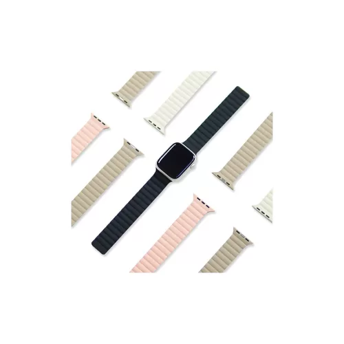 Araree Silicone Link Apple Watch készülékhez szíj 38/40/41mm meleg fehér-khaki AR70-01908C