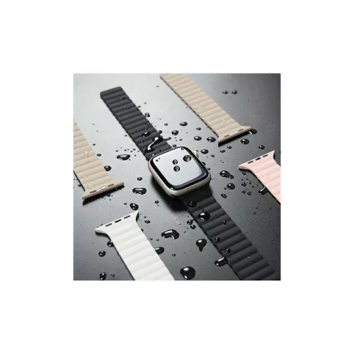 Araree Silicone Link Apple Watch készülékhez szíj 38/40/41mm meleg fehér-khaki AR70-01908C