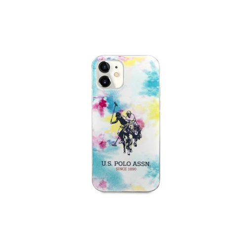 US Polo USHCP12SPCUSML iPhone 12 mini 5,4” készülékhez tok Tie & Dye Collection többszínű