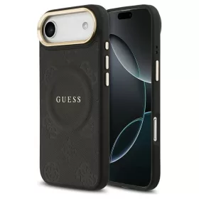   Guess Peony Hot Stamp MagSafe tok iPhone Air készülékhez fekete