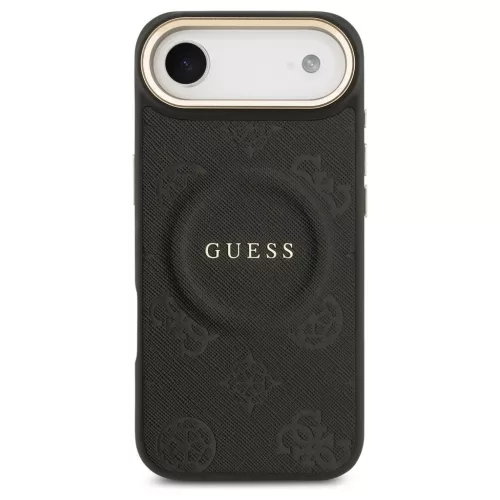 Guess Peony Hot Stamp MagSafe tok iPhone Air készülékhez fekete