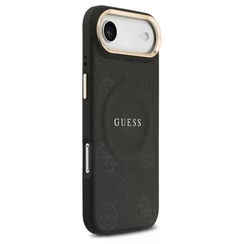 Guess Peony Hot Stamp MagSafe tok iPhone Air készülékhez fekete