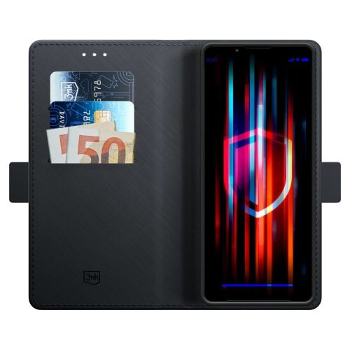 3MK pénztárca tok Sony Xperia 1 V készülékhez fekete
