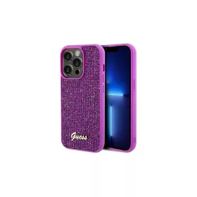   Guess GUHCP14XPMSDGSF iPhone 14 Pro Max 6,7" készülékhez keménytok Disco Metal Script fukszia