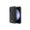 Guess GUHCS23FEPSQSQSK keménytok Samsung Galaxy S23 FE (S711) készülékhez Quilted Metal Logo fekete