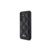 Guess GUHCS23FEPSQSQSK keménytok Samsung Galaxy S23 FE (S711) készülékhez Quilted Metal Logo fekete