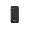 Guess GUHCS23FEPSQSQSK keménytok Samsung Galaxy S23 FE (S711) készülékhez Quilted Metal Logo fekete