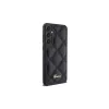 Guess GUHCS23FEPSQSQSK keménytok Samsung Galaxy S23 FE (S711) készülékhez Quilted Metal Logo fekete