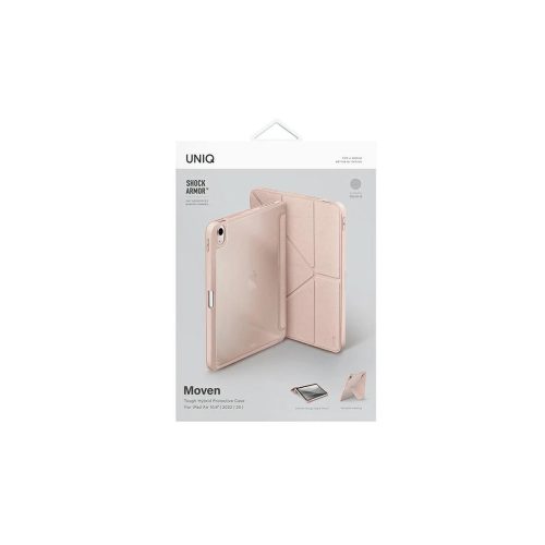 UNIQ Moven Case iPad Air 10.9 készülékhez (2022/2020) antimikrobiális tok pasztell rózsaszín