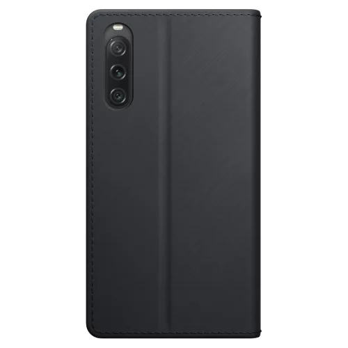 3MK Pénztárca tok Sony Xperia 10 V készülékhez fekete