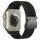 Beline szőtt nejlon Diagonal Style Parachute szíj Apple Watch készülékhez 42/44/45/49mm fekete
