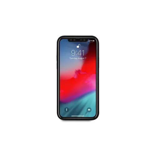 Guess GUHCP12LVSATMLRE iPhone 12 Pro Max 6,7 készülékhez kemény tok Saffiano piros