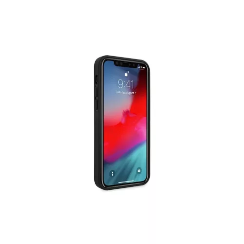 Guess GUHCP12LVSATMLRE iPhone 12 Pro Max 6,7 készülékhez kemény tok Saffiano piros
