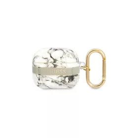  Guess GUA3HCHMAG AirPods 3 tok készülékhez Marble Strap Collection szürke