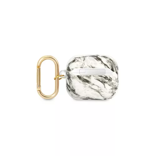 Guess GUA3HCHMAG AirPods 3 tok készülékhez Marble Strap Collection szürke