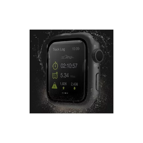 UNIQ tok Nautic Apple Watch Series 7/8/9 45mm készülékhez fekete