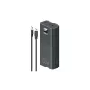 USAMS power bank PB68 30000mAh 65W QC3.0+PD Gyors töltés + USB-C/USB-C 100W kábel fekete ATXLOGTC