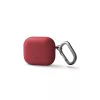 UNIQ Nexo Case AirPods 3 gen. készülékhez tok fülhorgokkal, szilikon, korall
