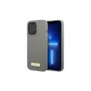 Guess GUHMP13XSPLG iPhone 13 Pro Max készülékhez 6,7" kemény tok Silicone Logo Plate MagSafe szürke