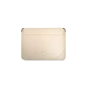   Guess tok GUCS14PSATLE 13/14" bézs Saffiano Triangle Logo
