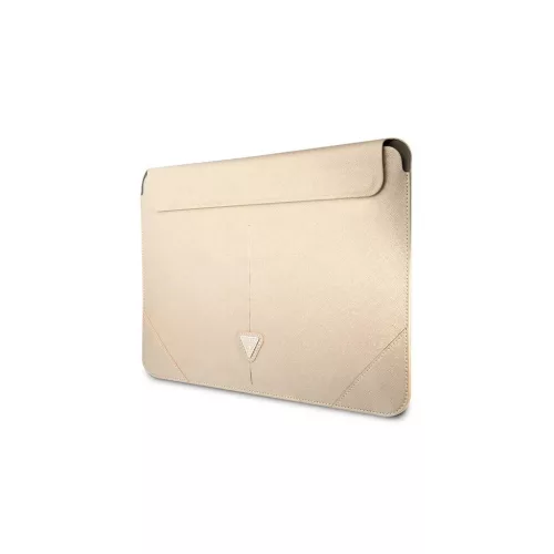 Guess tok GUCS14PSATLE 13/14" bézs Saffiano Triangle Logo