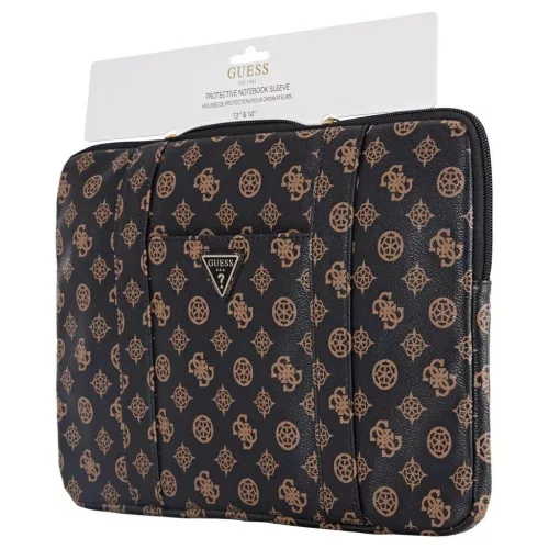Bag Guess tok 14" Peony Pocket Triangle fekete