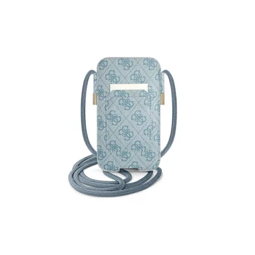 Guess Torebka GUPHM4GDBL 6,1″-es készülékekhez keménytok 4G csíkos kék