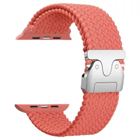   Beline Woven Nylon Parachute szíj Apple Watch 38/40/41mm készülékhez rózsapiros
