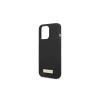 Guess GUHMP13XSPLK iPhone 13 Pro Max készülékhez 6,7" kemény tok Silicone Logo Plate MagSafe fekete