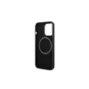 Guess GUHMP13XSPLK iPhone 13 Pro Max készülékhez 6,7" kemény tok Silicone Logo Plate MagSafe fekete