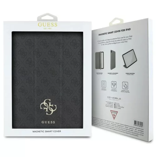 Guess GUFC13PM24PS4SGK iPad Pro 13" 2024 készülékhez tok fekete Magnetic 4G Big Logo