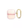 Guess GUA2HHTSP AirPods készülékhez tok Strap Collection, rózsaszín
