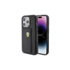 Ferrari FEHCP15LGSPSIK iPhone 15 Pro6.1 készülékhez keménytok Grip Stand Metal Logo fekete