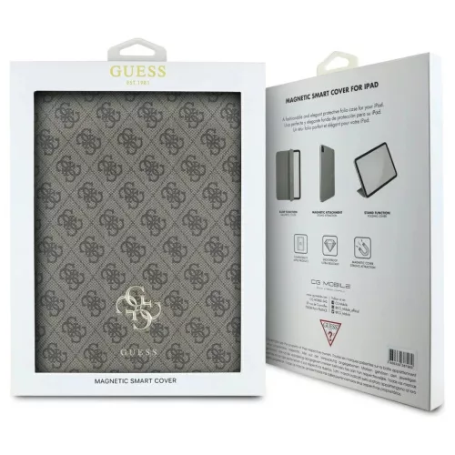 Guess GUFC13PM24PS4SGW iPad Pro 13" 2024 készülékhez tok Magnetic 4G Big Logo barna