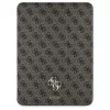 Guess GUFC13RM24PS4SGW iPad Air 13 2024 készülékhez tok Magnetic 4G Big Logo barna