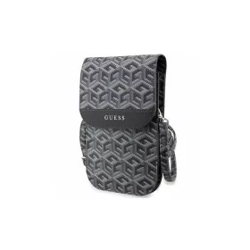 Guess kézitáska GUWBHGCFSEK GCube Stripe fekete