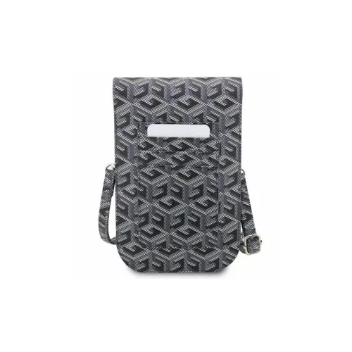 Guess kézitáska GUWBHGCFSEK GCube Stripe fekete