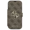 Guess Book 4G Metal Logo tok iPhone 17 Pro készülékhez barna