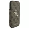 Guess Book 4G Metal Logo tok iPhone 17 Pro készülékhez barna