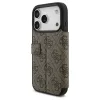 Guess Book 4G Metal Logo tok iPhone 17 Pro készülékhez barna
