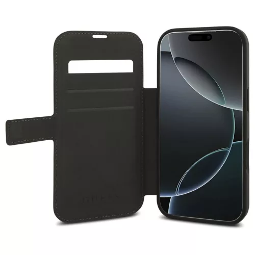 Guess Book 4G Metal Logo tok iPhone 17 Pro készülékhez barna