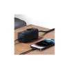 USAMS Hálózati elosztó 67W 3x USB-C + USB gyorstöltéses hosszabbító kábel EU fekete CC225TC01 (US-CC225)