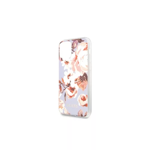 Guess GUHCN65IMLFL02 telefontok iPhone 11 Pro Max készülékhez, N°2 Flower Collection, lila