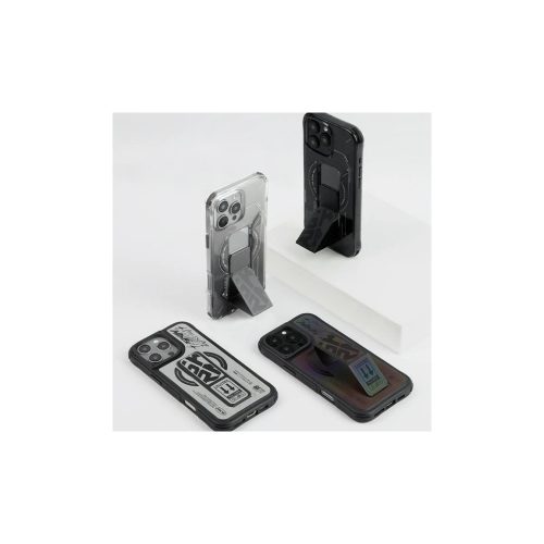 Skinarma Tok Helio iPhone 16 Pro készülékhez 6.3" Magnetic Charging + Grip Stand titán