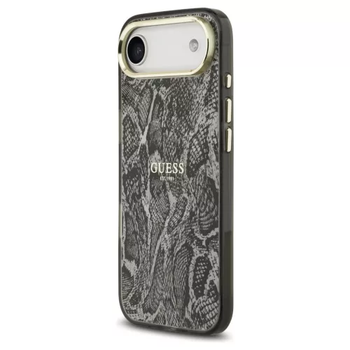 Guess Python Pattern MagSafe tok iPhone Air készülékhez fekete