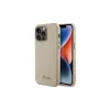 Guess GUHCP15XPGMCSD iPhone 15 Pro Max 6.7" készülékhez kemény tok Glitter Glossy Script világos arany