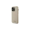 Guess GUHCP15XPGMCSD iPhone 15 Pro Max 6.7" készülékhez kemény tok Glitter Glossy Script világos arany