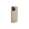 Guess GUHCP15XPGMCSD iPhone 15 Pro Max 6.7" készülékhez kemény tok Glitter Glossy Script világos arany
